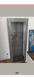 Vintage vitrinekast Woonfabriek Amsterdam, Huis en Inrichting, Kasten | Vitrinekasten, Ophalen, 50 tot 100 cm, Glas, 150 tot 200 cm