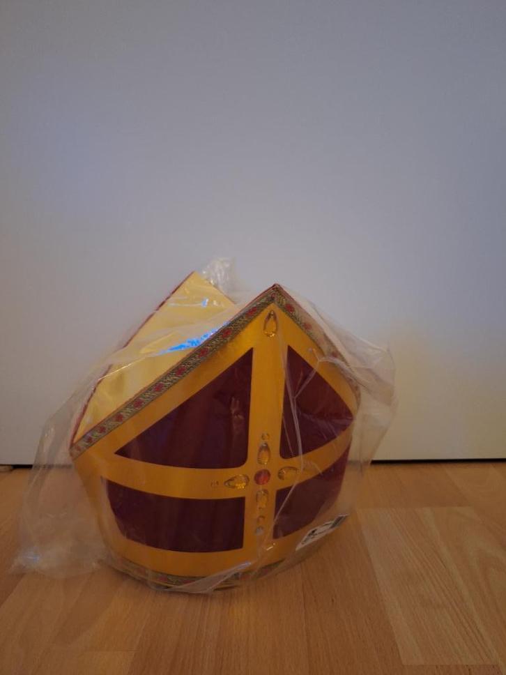 Nieuw !!! Tv sinterklaas mijter (stefan), Diversen, Sinterklaas, Nieuw, Ophalen of Verzenden