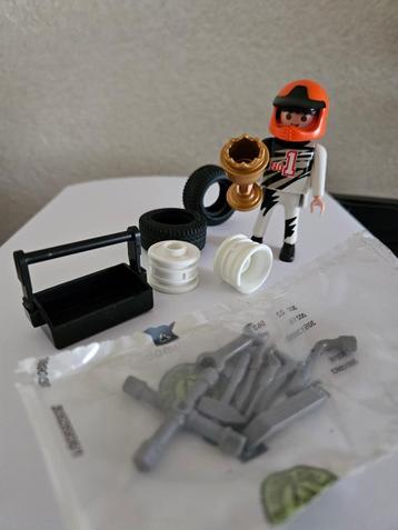 Playmobil formule 1 auto coureur banden gereedschap & trofee beschikbaar voor biedingen