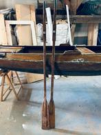 Houten Roeiboot met Roeispanen, Watersport en Boten, Ophalen, Gebruikt