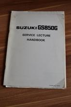 Werkplaatshandboek Suzuki GS850G 1979, Ophalen of Verzenden, Suzuki