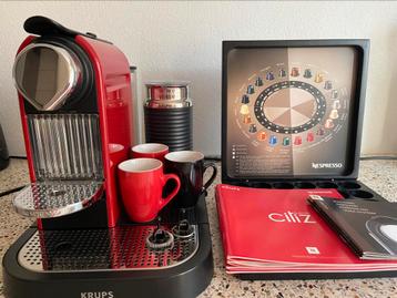 Krups Nespresso met melkopschuimer en accessoires i.z.g.st. beschikbaar voor biedingen