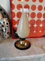 Antieke stalamp met metalen voet, Ophalen of Verzenden