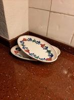 2 Boerenbont Vleeswaren Schalen, Ophalen of Verzenden