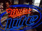 Miller Lite Neon Reclamebord - USA !, Ophalen, Gebruikt, ., Lichtbak of (neon) lamp