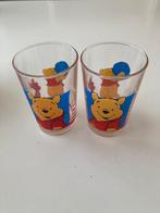 Twee glazen Winnie the Pooh, Ophalen of Verzenden, Zo goed als nieuw, Overige typen