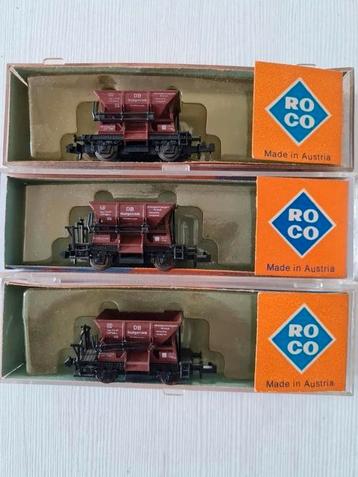 3 Roco N-spoor DB stortwagons 2301 beschikbaar voor biedingen