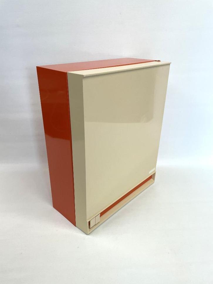 Brabantia medicijnkastje, metaal/kunststof jaren '70 vintage, Huis en Inrichting, Badkamer | Badkamermeubels, Gebruikt, Overige typen