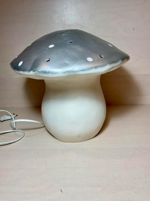 Heico paddenstoel grijs / zilver LET OP de kap is beschadigd, Kinderen en Baby's, Kinderkamer | Inrichting en Decoratie, Ophalen of Verzenden