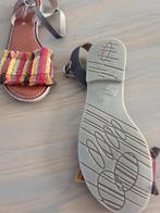 Sandalen plat 39 Manoukian bruin oranje zand, Ophalen of Verzenden, Dressuur