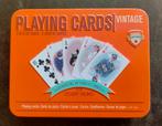 Playing Cards Vintage, in blik, 2 gesealde pakken kaarten, Een of twee spelers, Ophalen of Verzenden, Nieuw, Legami