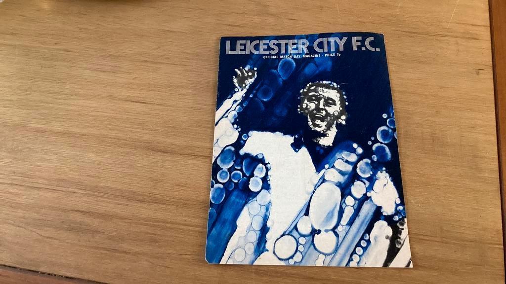 Programma Leicester City - FC Groningen 5 augustus 1972, Ophalen of Verzenden, Gebruikt, Overige binnenlandse clubs, Boek of Tijdschrift