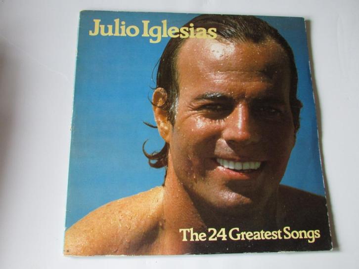 JULIO IGLESIAS, THE 24 GREATEST SONGS, 2 LP'S, Cd's en Dvd's, Vinyl | Pop, Zo goed als nieuw, 1960 tot 1980, 12 inch, Ophalen of Verzenden