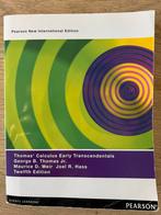Thomas Calculus Early Transcendentals - 12th edition, Ophalen of Verzenden, Gelezen, Overige niveaus, Pearson
