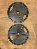 2x 20kg barbell weight plate - Zo goed als nieuw, Sport en Fitness, Fitnessmaterialen, Ophalen, Zo goed als nieuw, Armen, Halterschijven