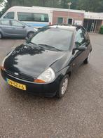 Ford Ka 1.3 I 44KW 2008 Zwart, Auto's, Voorwielaandrijving, 1299 cc, 4 cilinders, Ka