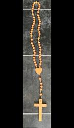 Paternoster van hout , 1.10 cm lang mooi, Antiek en Kunst, Ophalen of Verzenden