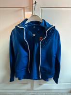 Paardenpraat vest (164) en polo (xs) blauw/oranje, Dieren en Toebehoren, Paardrijkleding, Kinderen, Ophalen of Verzenden, Zo goed als nieuw