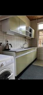 Vintage retro bruynzeel keuken met dubbele wasbak, Ophalen, Huis en Inrichting