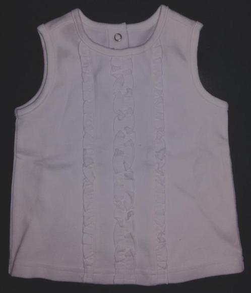 Wit Gymboree shirt maat 86 *NIEUW* (10561) a, Kinderen en Baby's, Babykleding | Maat 86, Nieuw, Meisje, Shirtje of Longsleeve