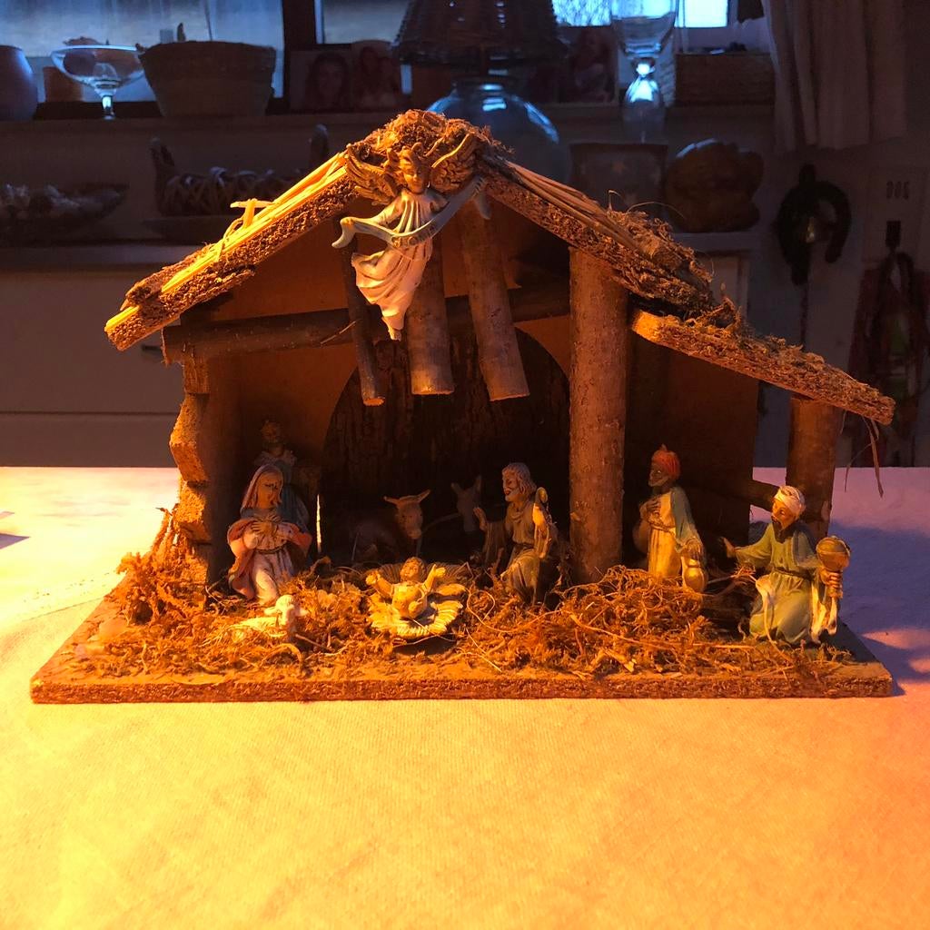 Kerststal-Z.G.A.N., Diversen, Kerst, Ophalen of Verzenden, Zo goed als nieuw