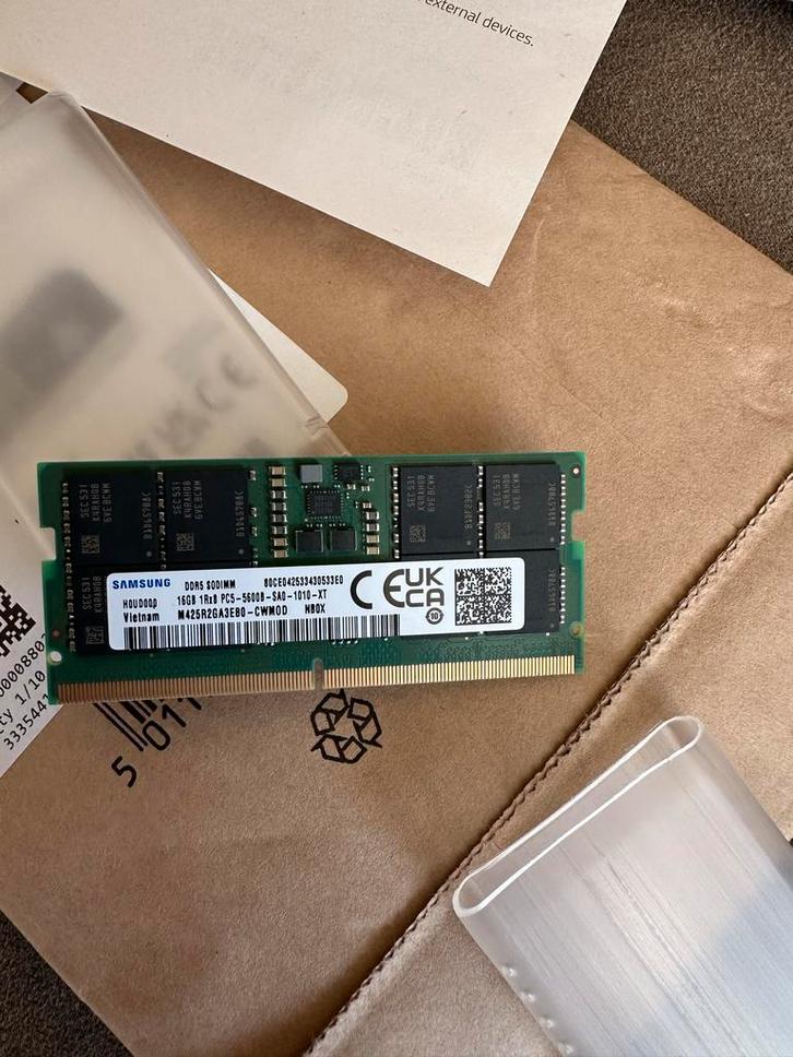 2x 16GB DDR5 4800 SODIMM - HP ( Samsung ) - Nieuw Laptop RAM, Computers en Software, RAM geheugen, Nieuw, Laptop, 16 GB, DDR4