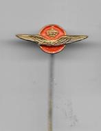 KON LUCHTMACHT VLIEGTUIG SPELD, Ophalen of Verzenden, Gebruikt, Overige onderwerpen, Speldje of Pin