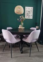 Eetkamerstoelen lila velvet, Ophalen, Gebruikt, Overige kleuren, Vier