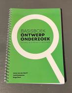 Basisboek ontwerponderzoek, Ophalen of Verzenden, Zo goed als nieuw, Anne van der Werff; Hugo Pont; Luuk Kampman