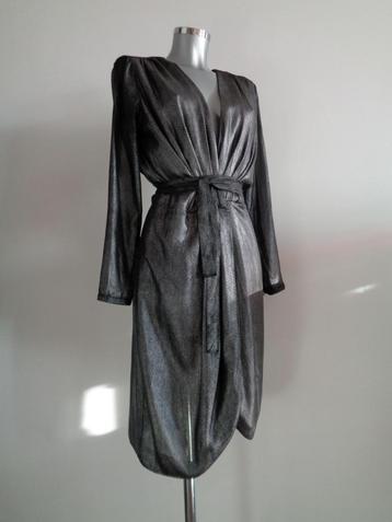 Day Birger et Mikkelsen zilveren wikkeljurk vest maat 36 beschikbaar voor biedingen