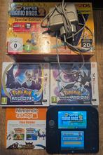 Nintendo 2ds supermario bros 2 edition + 2x pokemon, Spelcomputers en Games, Spelcomputers | Nintendo 2DS en 3DS, Blauw, 2DS, Ophalen of Verzenden