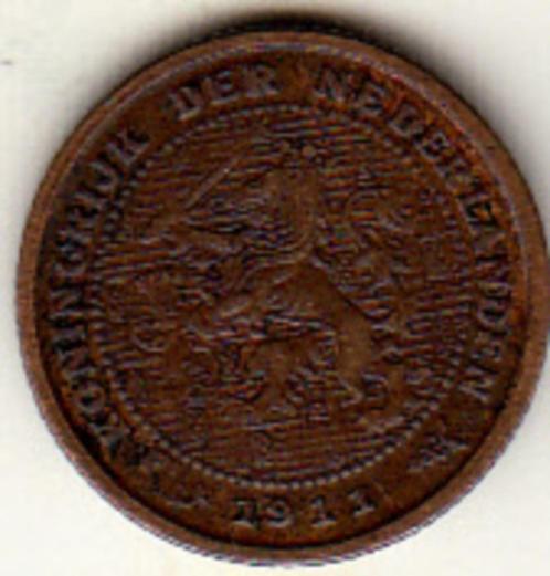 1/2 cent 1911, Postzegels en Munten, Munten | Nederland, Overige waardes, Koningin Wilhelmina, Verzenden