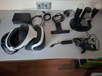 Playstation vr headset voor ps4 en ps5 met 2 controllers, Ophalen of Verzenden, Zo goed als nieuw, Sony PlayStation