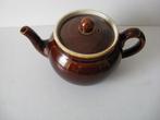 Bruin koffiepotje. Kleur bruin. Luxenburg middenlijn 20 cm., Verzenden, Overige typen, Zo goed als nieuw, Overige stijlen