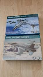Mig 29 en F 16., Ophalen of Verzenden, Zo goed als nieuw, 1:72 tot 1:144, Overige merken