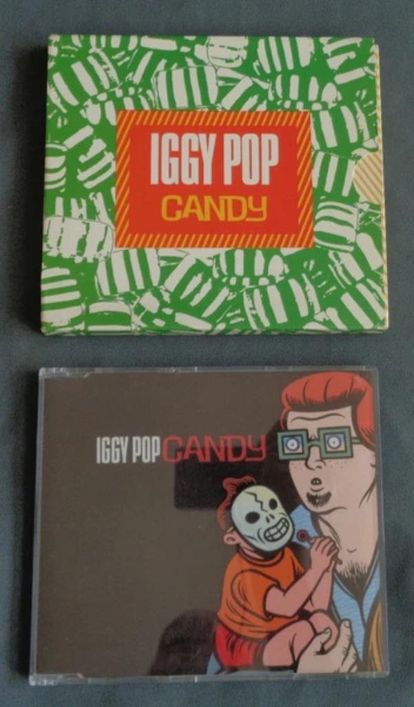 IGGY POP Candy CD MAXI SINGLE WITH BOX 3 tr 1990 U.K. VUSCD, Cd's en Dvd's, Cd Singles, Zo goed als nieuw, Pop, Verzenden