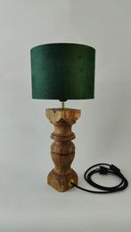 Rustieke lamp van eikenhout, Huis en Inrichting, 50 tot 75 cm, Verzenden, Rustiek, Nieuw