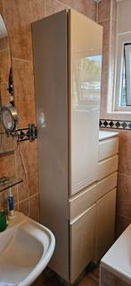 2 Pergamon Badkamerkasten, Huis en Inrichting, Badkamer | Badkamermeubels, Ophalen, (Half)hoge kast, Minder dan 50 cm, Gebruikt