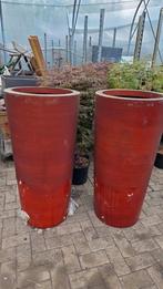 Plantenbak rond rood, Tuin en Terras, Ophalen, Rond, Minder dan 60 cm, 30 tot 60 cm