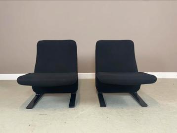 2 x Artifort Concorde F780 “Kwekkie” fauteuils Pierre Paulin beschikbaar voor biedingen