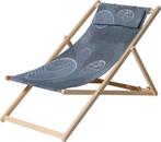 Madison houten strandstoel beachchair in kleur  circle blue, Madison Darwin 4 Almelo, Info@madison.nl, Nieuw, Ophalen of Verzenden