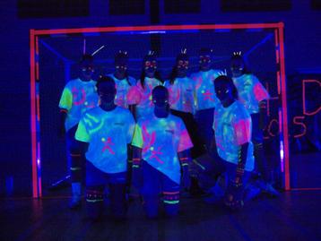 Blacklight voetbal glow in the dark zaalvoetbal glowsport UV beschikbaar voor biedingen