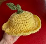 Gehaakt babyhoedje citroen, Ophalen of Verzenden, Zo goed als nieuw