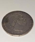 Zilveren rijksdaalder koning Willem 3 zelzaam, Postzegels en Munten, Munten | Nederland, Ophalen of Verzenden, Koning Willem III