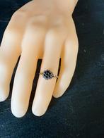 9K Gouden ring met edelstenen, Gebruikt, 20 of groter, Ophalen of Verzenden, Met edelsteen