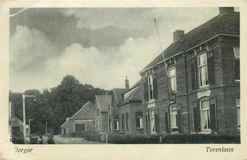 (701-277-021) Borger Torenlaan, Verzamelen, Ansichtkaarten | Nederland, Drenthe, Verzenden