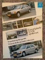 Flyer Mercedes-Benz 190 W201 2.3 16 spoilerset 1986 NL zgan, Boeken, Auto's | Folders en Tijdschriften, Zo goed als nieuw, Mercedes-Benz