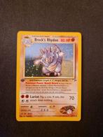 Gym heroes Pokémon holo 1st edition. TCG collect wotc Rhydon, Ophalen of Verzenden, Zo goed als nieuw, Losse kaart