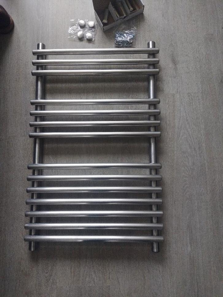 RVS radiatoren Design radiator nieuw 50x80, Doe-het-zelf en Verbouw, Sanitair, Nieuw, Douche, Rvs, Ophalen of Verzenden