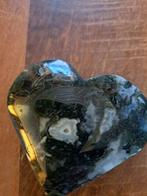 Hart van mosagaat, Ophalen of Verzenden, Mineraal